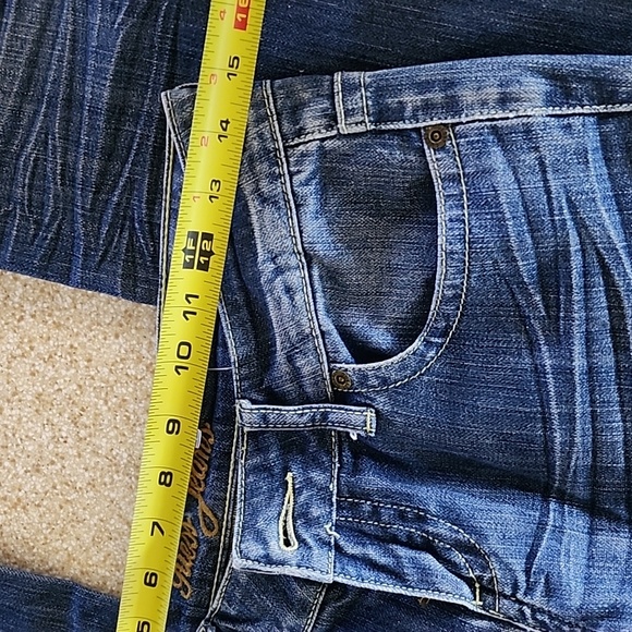 Guess Bootcut Rhinestone Like New Jeans Size 28 - Picture 5 of 13